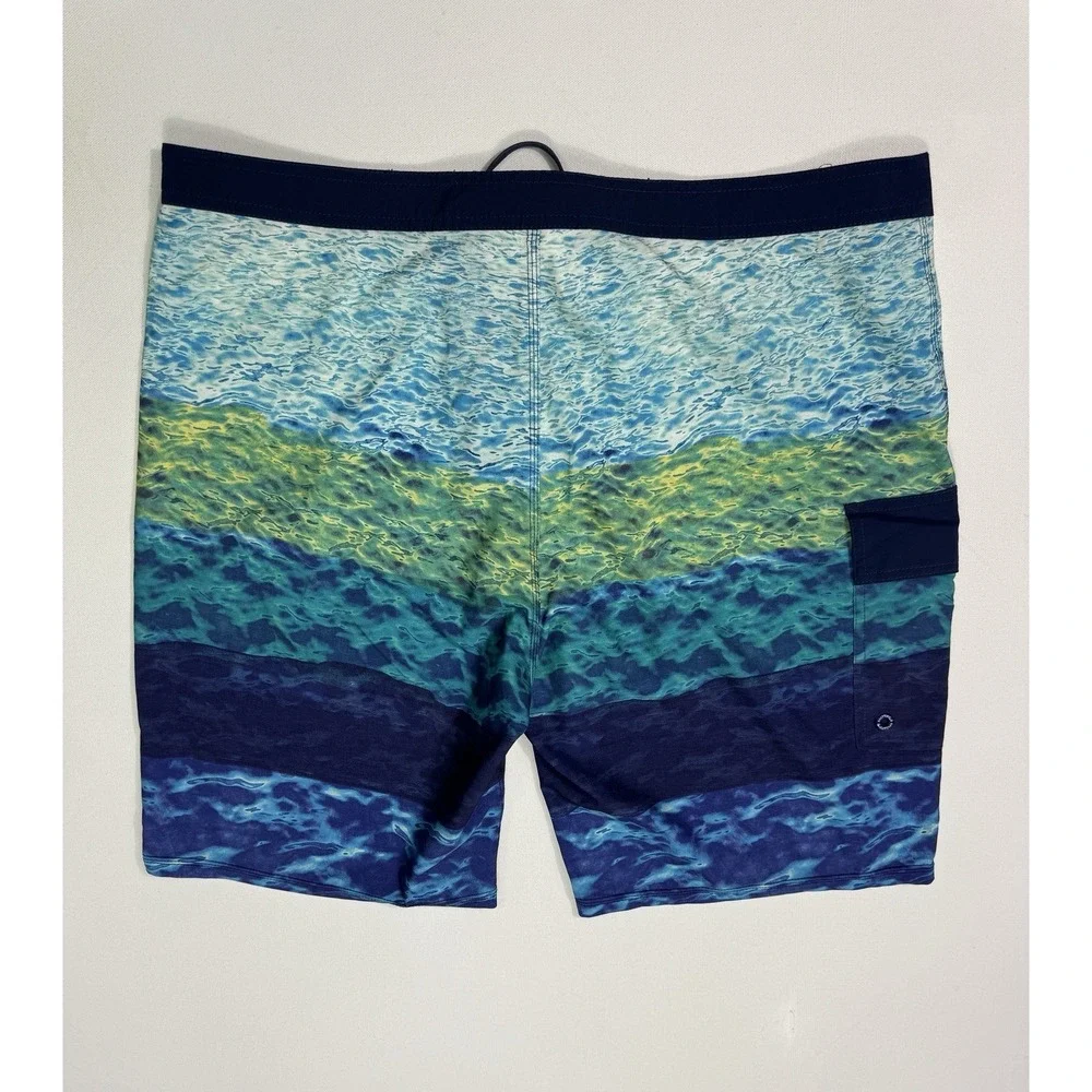Salt Life SLX-QD Vapor Stretch Board Shorts Mens 38x9.5 Graphic Water Beach Swim